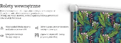 Zatemnilni rolo za okno Eksotične rastline