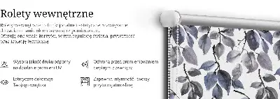 Notranji okenski zatemnilni rolo Temni listi