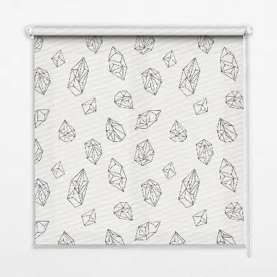 Tkaninski zatemnilni rolo Geometrijske oblike