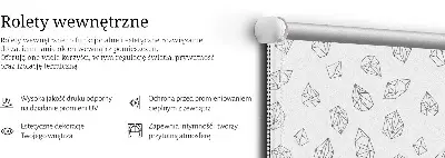 Tkaninski zatemnilni rolo Geometrijske oblike