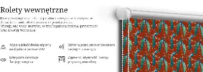 Zatemnilni rolo za okno Pavi na vejah