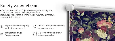 Zatemnilni rolo za okno Rože