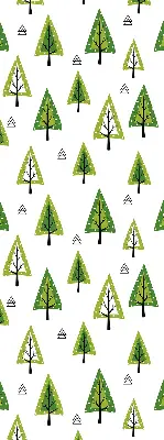 Zatemnilni rolo za balkonska vrata Narisan gozd