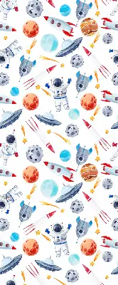 Notranji zatemnilni rolo za okno Rakete, kozmonavti, planeti in NLP-ji