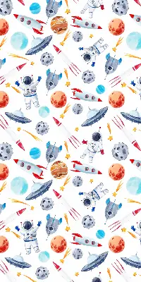 Notranji zatemnilni rolo za okno Rakete, kozmonavti, planeti in NLP-ji