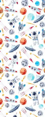 Notranji zatemnilni rolo za okno Rakete, kozmonavti, planeti in NLP-ji