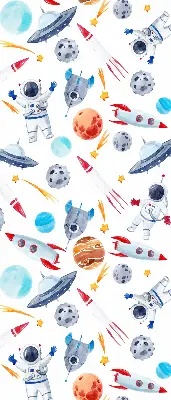 Notranji zatemnilni rolo za okno Rakete, kozmonavti, planeti in NLP-ji