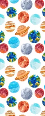 Zatemnilni rolo za okno Planeti