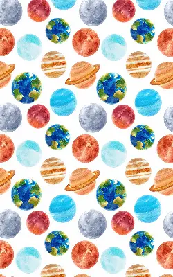 Zatemnilni rolo za okno Planeti