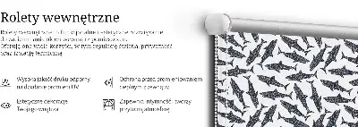 Tkaninski zatemnilni rolo Morski psi