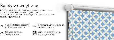 Zatemnilni rolo za okno Modre zvezde