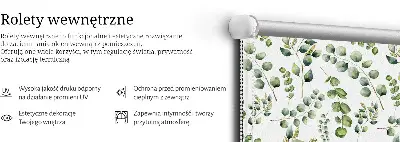 Zatemnilni rolo za okno Zelene vejice