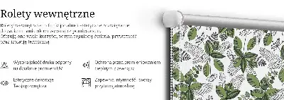 Zatemnilni rolo za okno Rastline