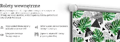 Notranji zatemnilni rolo Listi trikotniki pike