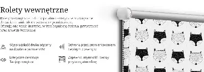 Notranji zatemnilni rolo Narisane lisičje glave