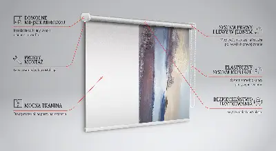 Zatemnilni rolo za okno Naslikana slika