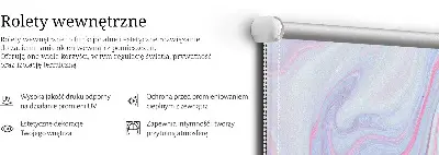 Notranji zatemnilni rolo Barviti madeži barve