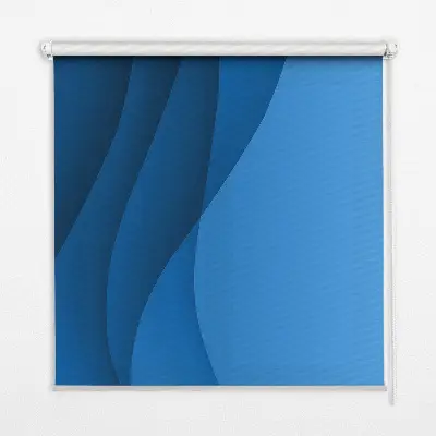 Zatemnilni rolo za balkonska vrata Modri ​​valovi
