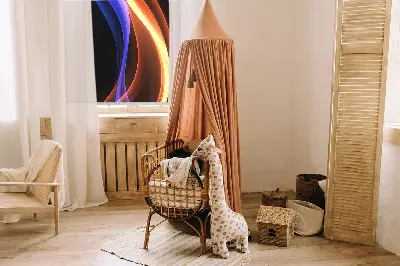 Notranji zatemnilni rolo Oranžna in modra animacija