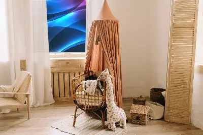 Zatemnilni rolo za okno Barvita animacija