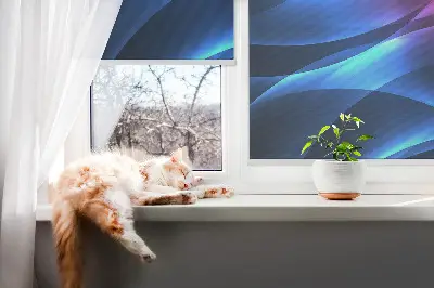 Zatemnilni rolo za okno Barvita animacija