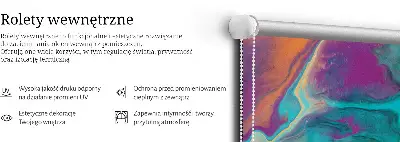 Notranji okenski zatemnilni rolo Izpiranje barve
