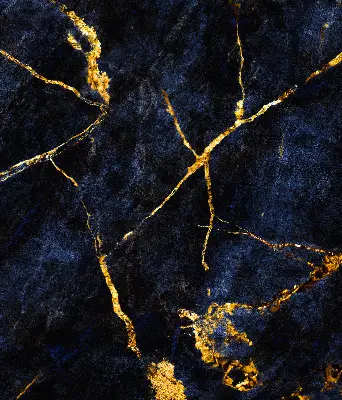 Notranji okenski zatemnilni rolo Temno moder marmor