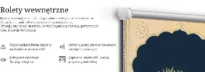 Zatemnilni rolo za balkonska vrata Vrt
