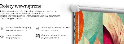 Notranji zatemnilni rolo Rože v abstrakciji