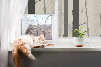 Zatemnilni rolo za okno Drevesa
