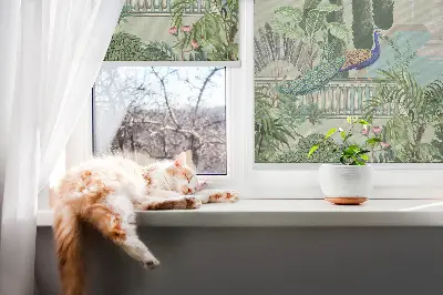 Notranji okenski zatemnilni rolo Palača z vrtom
