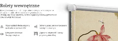Notranji zatemnilni rolo za okno Rože
