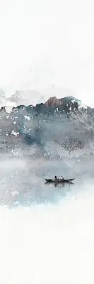 Zatemnilni rolo za okno Poslikane gore