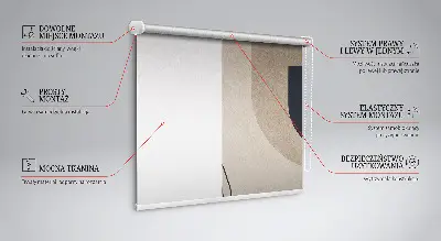 Notranji zatemnilni rolo Abstrakcija