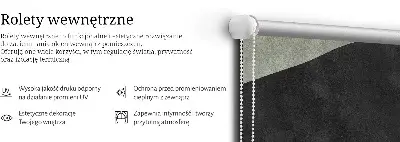 Notranji okenski zatemnilni rolo Abstrakcija