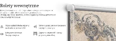 Notranji zatemnilni rolo za okno Starinske ptice