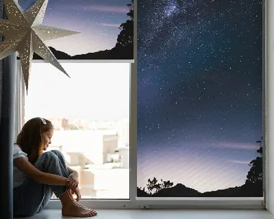Zatemnilni rolo za okno Zvezdno nebo