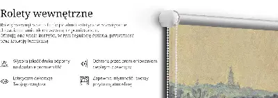 Notranji zatemnilni rolo za okno Ljudje na vodi