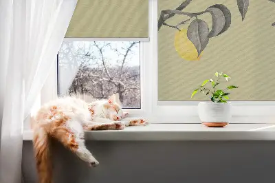 Zatemnilni rolo za okno Limone na drevesu