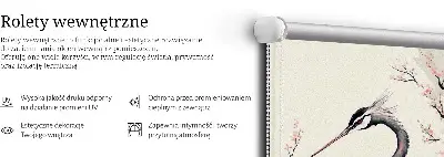 Notranji zatemnilni rolo Čaplja v rožah