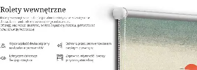 Tkaninski zatemnilni rolo Poslikane gore