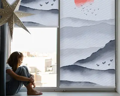 Tkaninski zatemnilni rolo Gore v megli