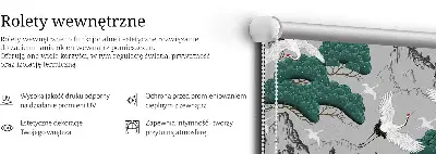 Zatemnilni rolo za okno Leteči žerjavi