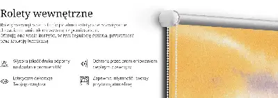 Notranji zatemnilni rolo Sončni zahod nad jezerom