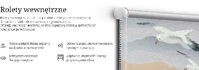 Zatemnilni rolo za okno Leteče ptice