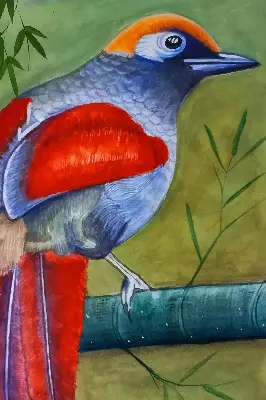 Notranji okenski zatemnilni rolo Ptica na veji