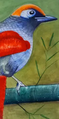 Notranji okenski zatemnilni rolo Ptica na veji