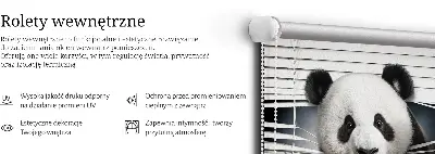 Notranji zatemnilni rolo za okno Panda