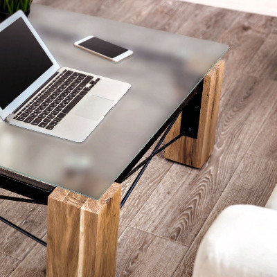 Kvadratna steklena mizna plošča Polprosojna