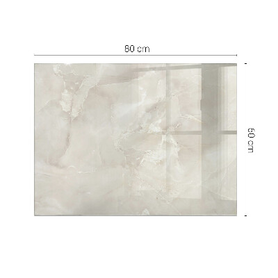 Pravokotna steklena mizna plošča Grafična kompozicija marmorja